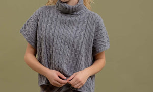 BP Cableknit Turtleneck Sweater