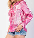 ES Pink Foil Blouse