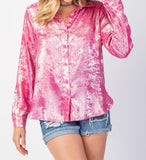 ES Pink Foil Blouse