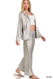 Z LS Satin PJ Set