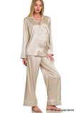 Z LS Satin PJ Set