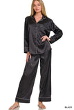 Z LS Satin PJ Set