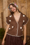 PB Crochet Flower Cardigan