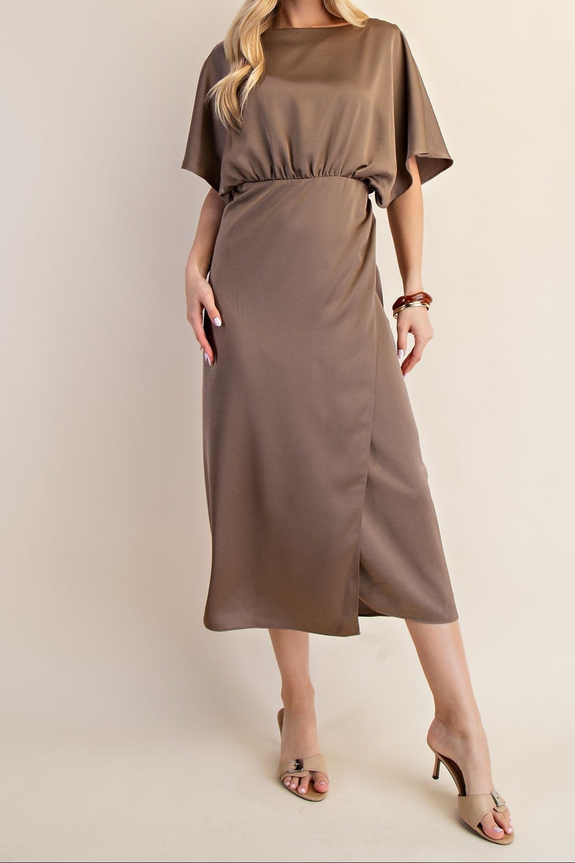Glam Mocha Dressy Dress