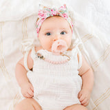 Cutie PAT Flat (0m+) Pacifier + Teether: Rose