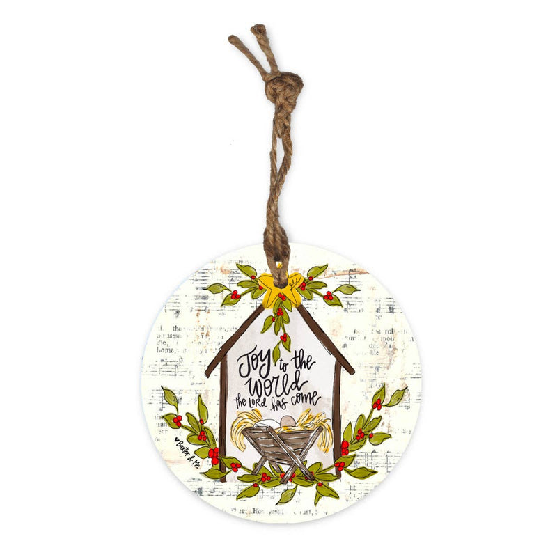 Joy to the World Star Manger Ornament