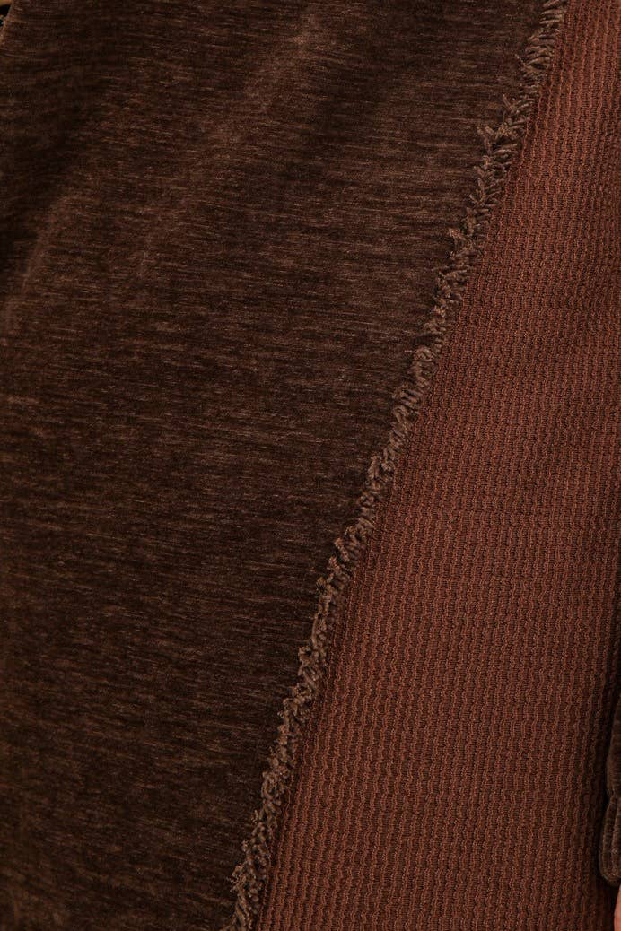 Cozy Shacket Jacket: BLACK