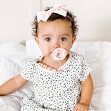 Cutie PAT Round (0-24m) Pacifier + Teether: Grey