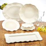 Perlette Cream Melamine Salad Plate 9 in