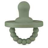 Cutie PAT Flat (0m+) Pacifier + Teether: Rose