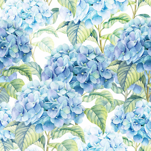 Blue Hydrangea Napkins  Lunch