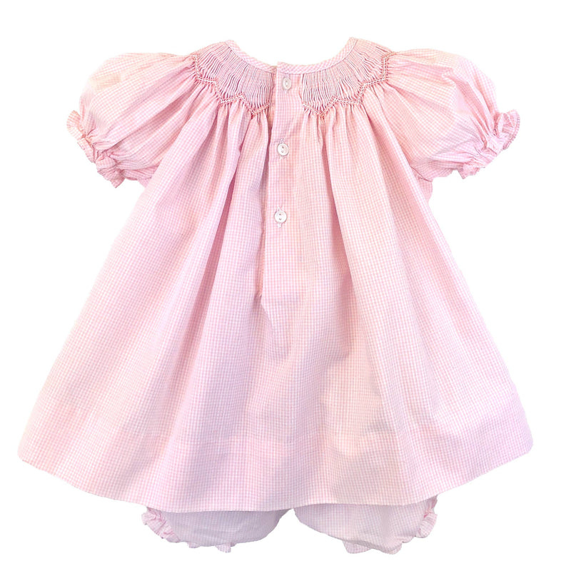 NB Bishop Zig-Zag Smocked Dress