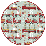 Christmas Train Bamboo Convertible Baby Pajama: 0-3M