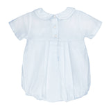 Romper with Smocking: Blue