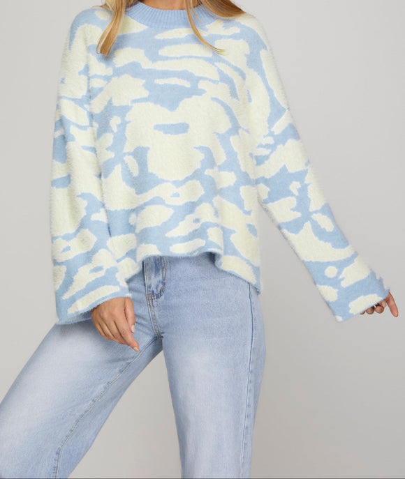 Fuzzy Cloud Sweater