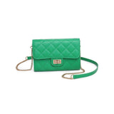 Winona Quilted Crossbody Black