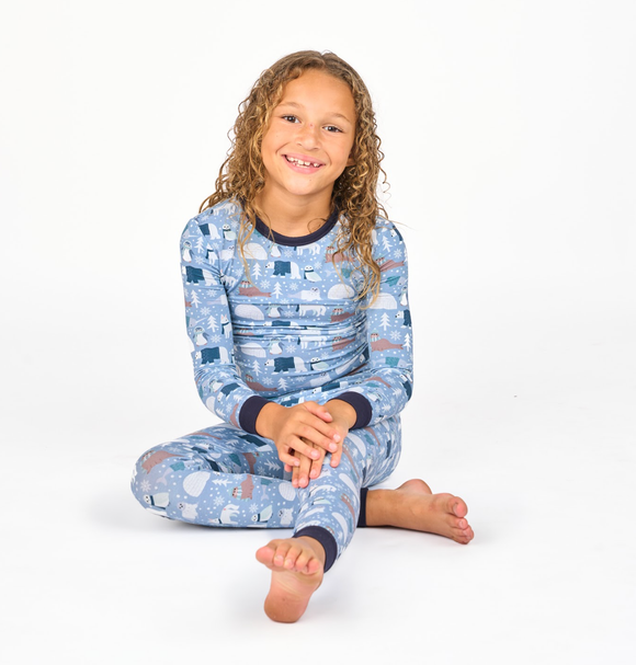 Polar Pals Bamboo Toddler Pajamas