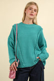 Chunky Braid OS Sweater