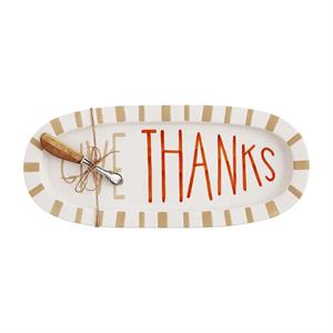 Mud Pie Give Thanks Hostess Set