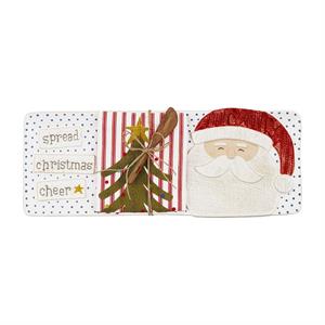 Mud Pie Santa Tree Towel Hostess Set