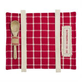 Mud Pie  Tartan Baker Holder