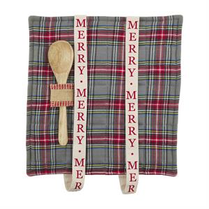 Mud Pie  Tartan Baker Holder