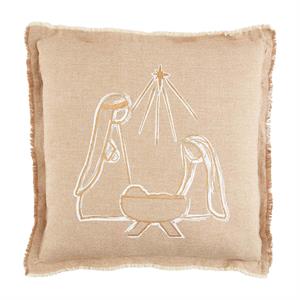 Mud Pie Nativity Pillow