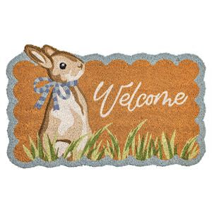 Easter Scallop Door Mat