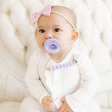 Cutie PAT Flat (0m+) Pacifier + Teether: Rose