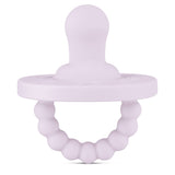 Cutie PAT Flat (0m+) Pacifier + Teether: Rose