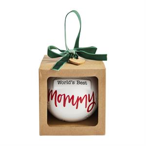 Mud Pie Best Mommy Ornament