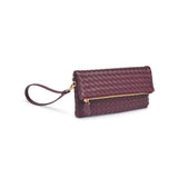 Aria Woven Wristlet Clutch