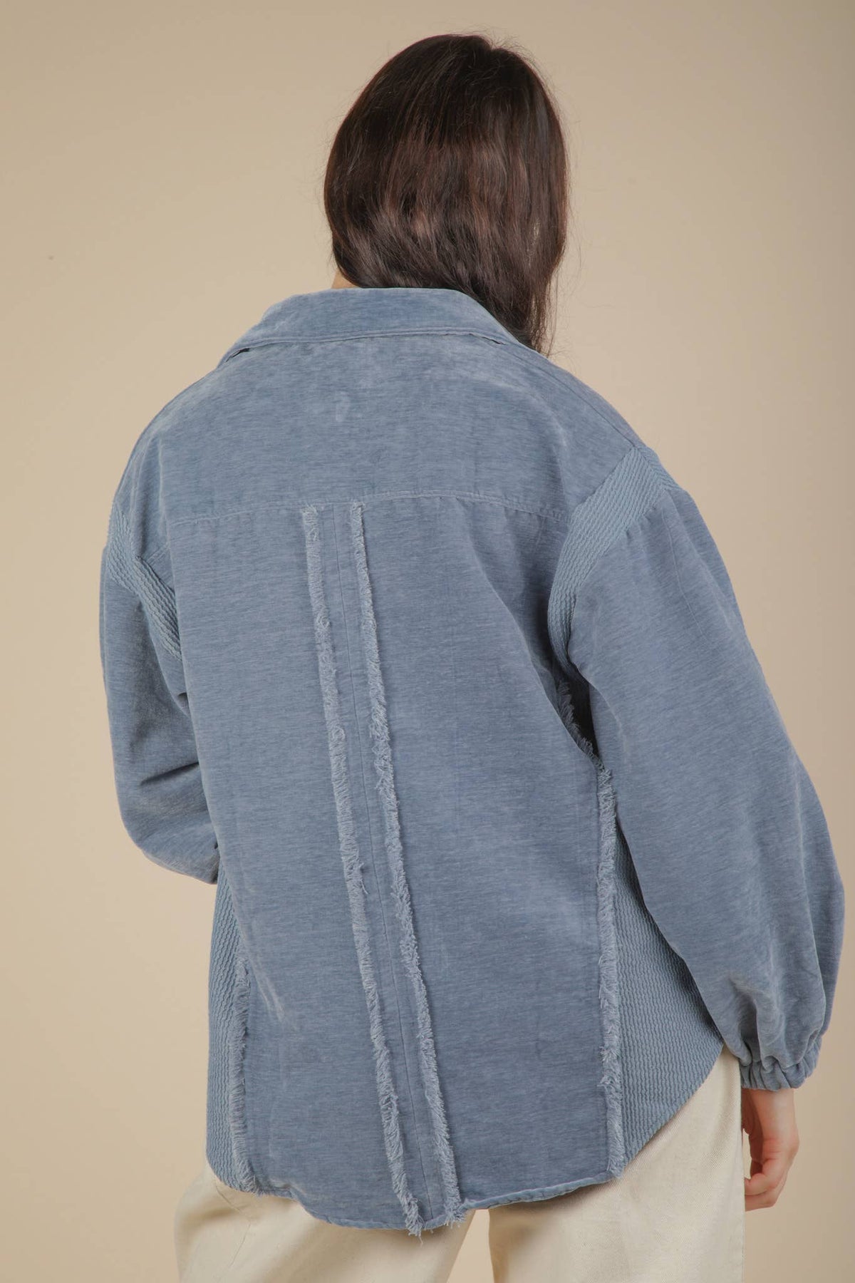 Cozy Shacket Jacket: BLACK