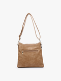 Emma 3 Compartment Crossbody  Sky Blue