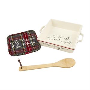 Mud Pie Christmas Baker Set