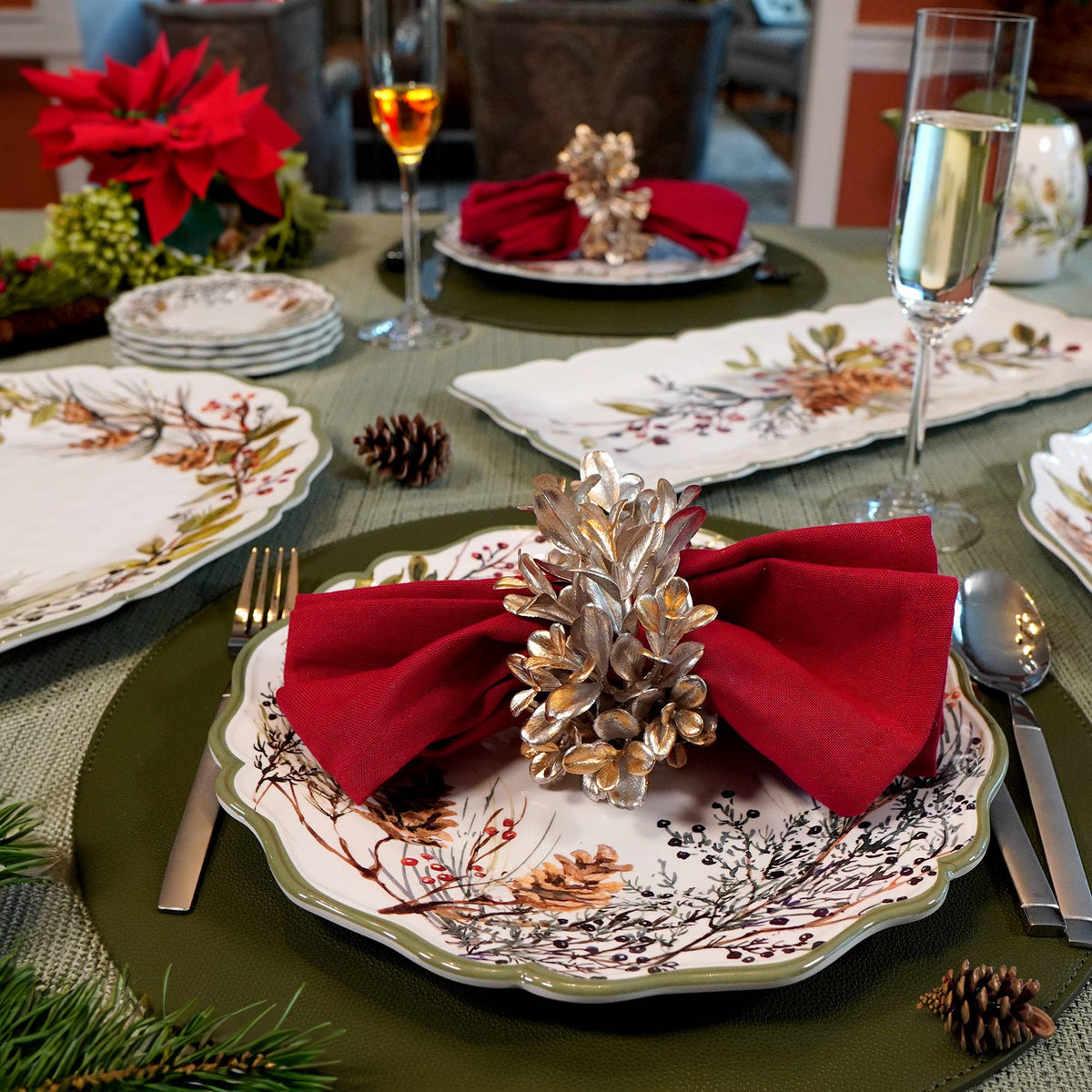 Winters Forest Melm Rectangular Platter