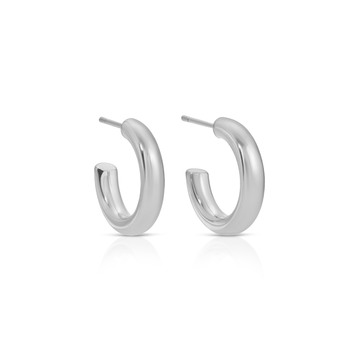 The Perfect Hoop Earrings: Gold / 1.2"