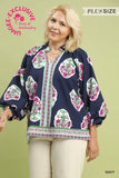 UG Boho Floral Tunic Top