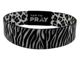 Tap To Pray™ Wristbands - Safari Zebra: Small