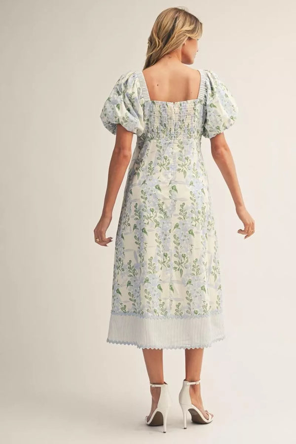 JL Blue Floral Dress