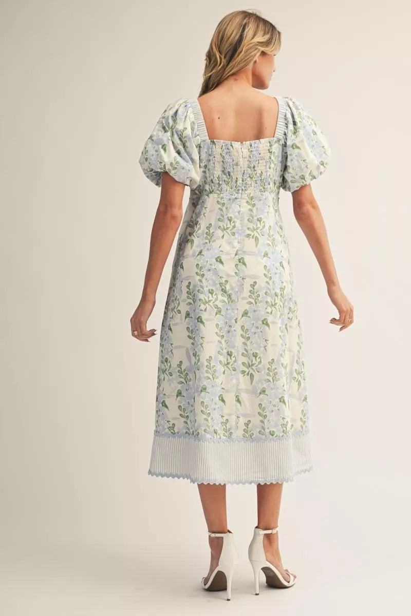 JL Blue Floral Dress