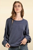 VJ Two Tone Oversized Top