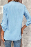 Nine Blue Striped Blouse