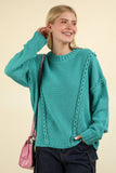 Chunky Braid OS Sweater