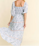 DD trim midi dress