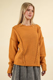 Chunky Braid OS Sweater