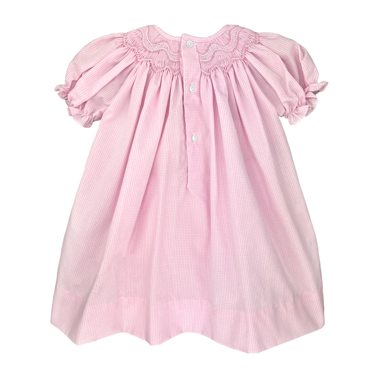 NB Bishop Zig-Zag Smocked Dress