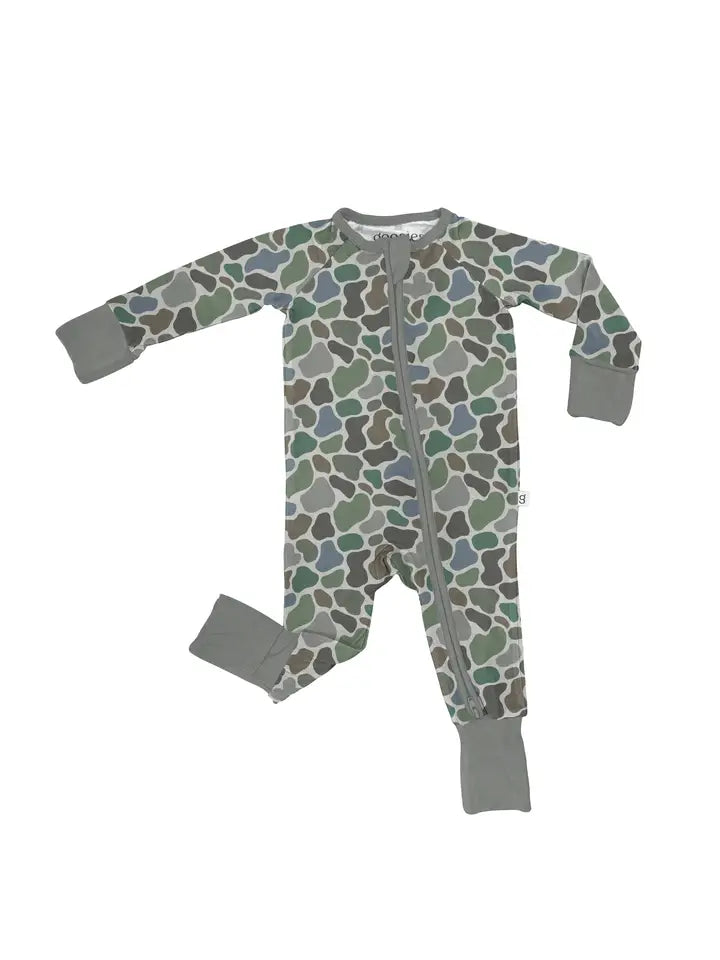 Pebble Camo Convertible Zip PJs