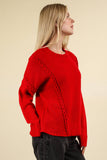 Chunky Braid OS Sweater