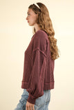 VJ Two Tone Oversized Top